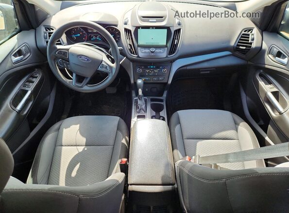 1FMCU0GD7HUE56166 2017 FORD ESCAPE Угольный Вид панели приборов