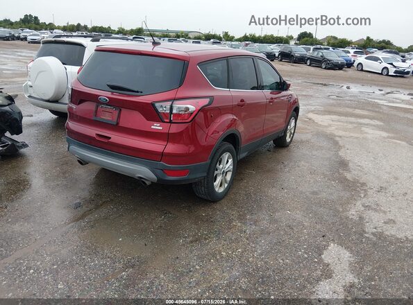 1FMCU0GD7HUF07360 2017 FORD ESCAPE Red Tył lewy