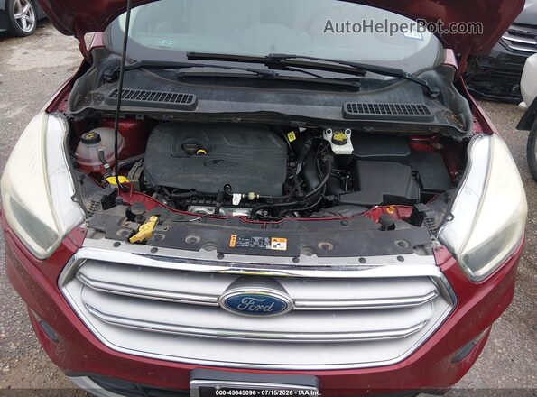 1FMCU0GD7HUF07360 2017 FORD ESCAPE Red Widok z tyłu