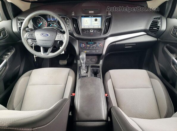 1FMCU0GD7JUA18818 2018 FORD ESCAPE White Dashboard view