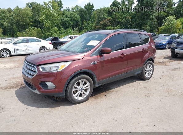 1FMCU0GD7JUB61784 2018 FORD ESCAPE Maroon Передня ліва чверть
