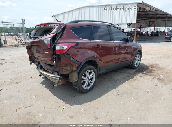 1FMCU0GD7JUB61784 2018 FORD ESCAPE Maroon Задня права чверть