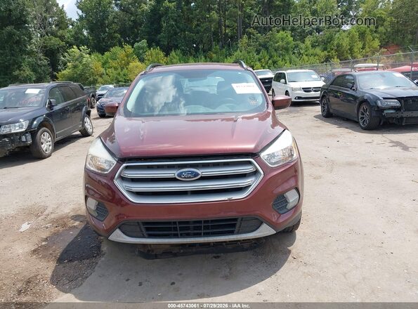 1FMCU0GD7JUB61784 2018 FORD ESCAPE Maroon Вид задньої частини салону