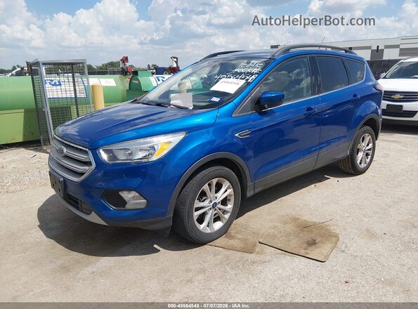 1FMCU0GD7JUC03225 2018 FORD ESCAPE Blue Vista tres cuartos delantera izquierda