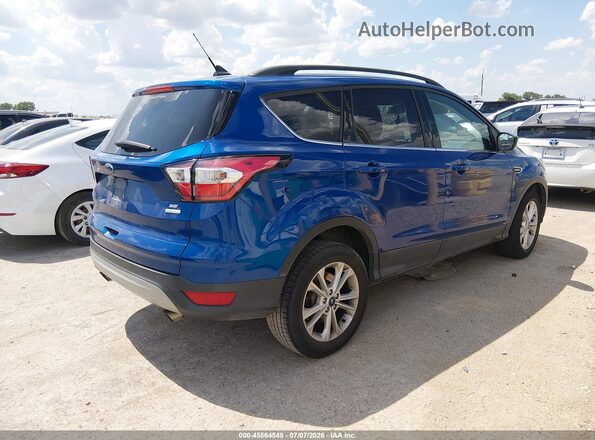 1FMCU0GD7JUC03225 2018 FORD ESCAPE Blue Trasero derecho
