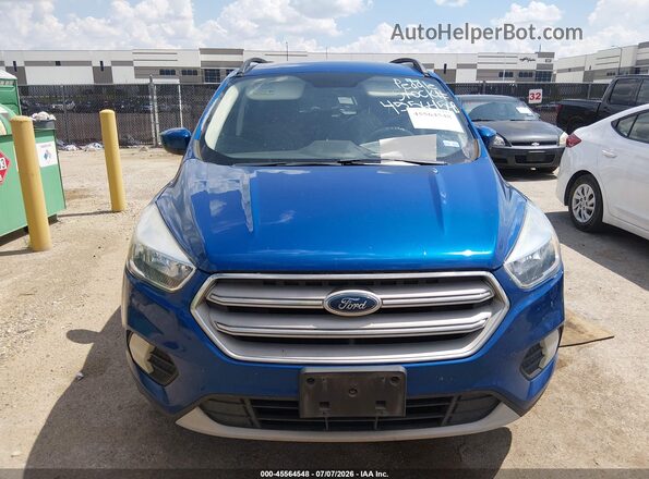 1FMCU0GD7JUC03225 2018 FORD ESCAPE Blue Vista del cuadro de instrumentos