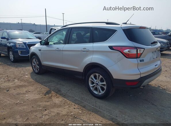 1FMCU0GD7JUC10854 2018 FORD ESCAPE Серебряный Задняя левая четверть