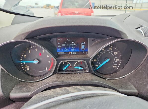 1FMCU0GD7JUC54630 2018 FORD ESCAPE Gray ხელსაწყოთა პანელის ხედი
