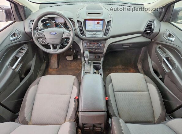 1FMCU0GD7JUC54630 2018 FORD ESCAPE Gray წინა პანელის ხედი