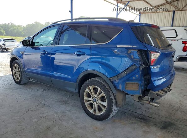 1FMCU0GD7JUD38849 2018 FORD ESCAPE Blue Tył lewy
