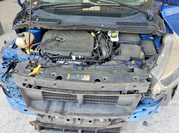 1FMCU0GD7JUD38849 2018 FORD ESCAPE Blue Widok wnętrza z tyłu