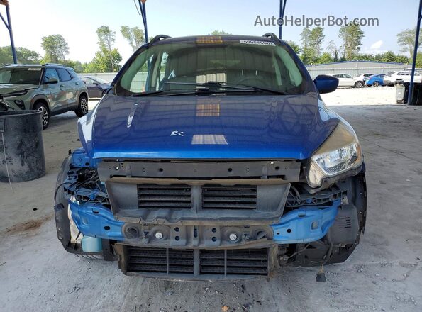 1FMCU0GD7JUD38849 2018 FORD ESCAPE Blue Widok z przodu