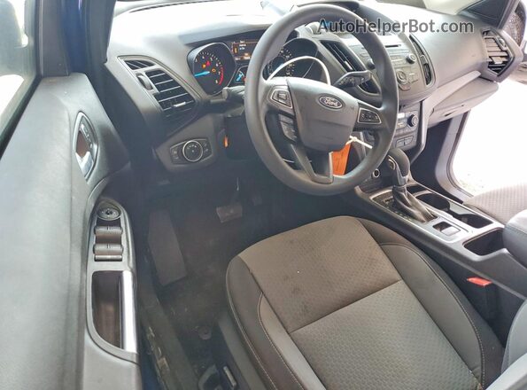1FMCU0GD7JUD38849 2018 FORD ESCAPE Blue Widok deski rozdzielczej