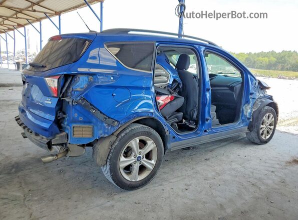 1FMCU0GD7JUD38849 2018 FORD ESCAPE Blue Tył prawy