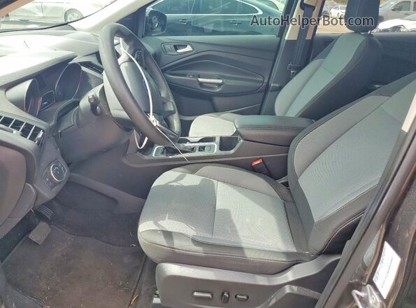 1FMCU0GD7KUA11241 2019 FORD ESCAPE Gray Widok wnętrza z przodu