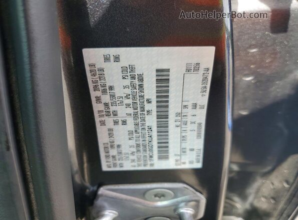 1FMCU0GD7KUA11241 2019 FORD ESCAPE Gray Widok komory silnika