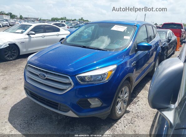 1FMCU0GD7KUB15602 2019 FORD ESCAPE Blue Передня ліва чверть