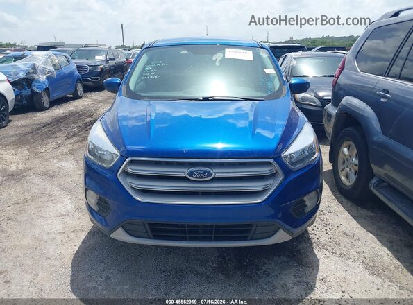 1FMCU0GD7KUB15602 2019 FORD ESCAPE Blue Вид панелі приладів