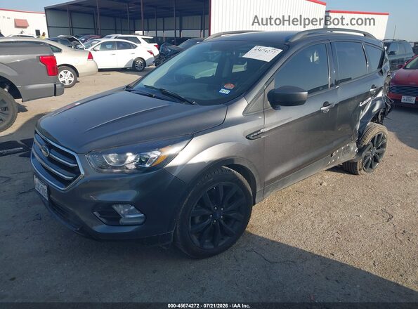 1FMCU0GD7KUC52197 2019 FORD ESCAPE Серый Передняя левая четверть