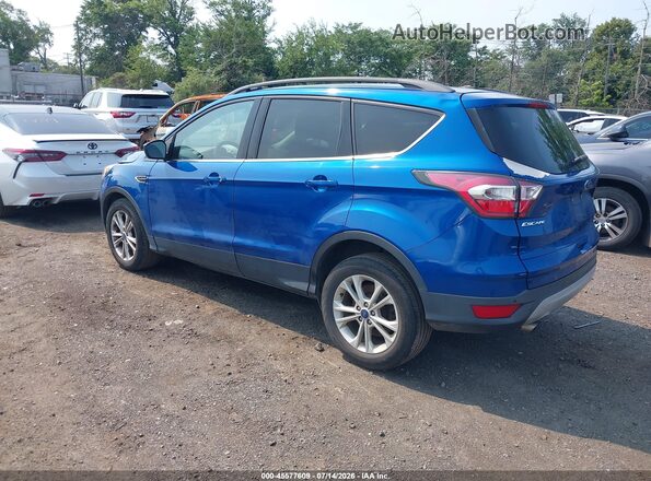 1FMCU0GD8HUA02606 2017 FORD ESCAPE Blue Trasero izquierdo