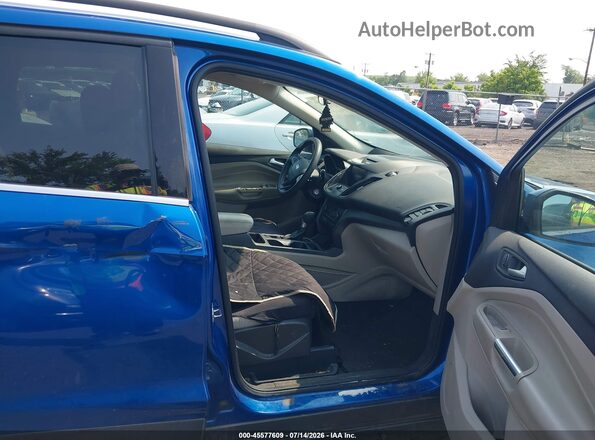 1FMCU0GD8HUA02606 2017 FORD ESCAPE Blue Vista interior delantera