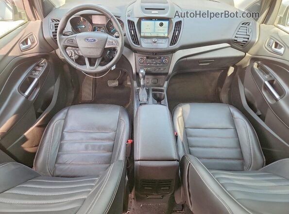 1FMCU0GD8HUA87706 2017 FORD ESCAPE Silver Вид панелі приладів