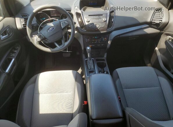 1FMCU0GD8HUA88452 2017 FORD ESCAPE Серебряный Вид панели приборов