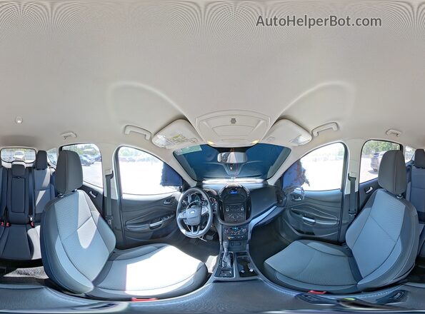 1FMCU0GD8HUA88452 2017 FORD ESCAPE Серебряный Панорамный вид салона 360°
