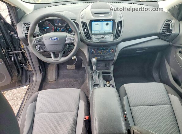 1FMCU0GD8HUB20543 2017 FORD ESCAPE Black Dashboard view