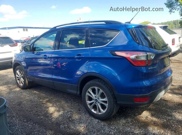 1FMCU0GD8HUB68835 2017 FORD ESCAPE Blue Trasero izquierdo