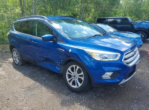 1FMCU0GD8HUB68835 2017 FORD ESCAPE Blue Delantero derecho