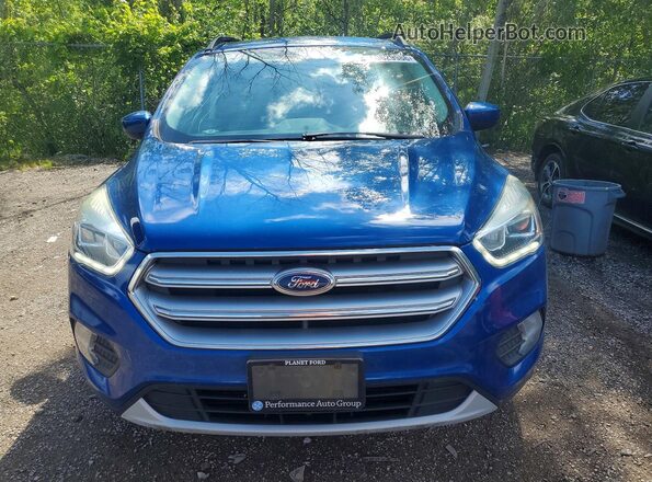 1FMCU0GD8HUB68835 2017 FORD ESCAPE Blue Vista frontal
