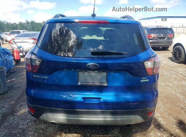 1FMCU0GD8HUB68835 2017 FORD ESCAPE Blue Vista trasera