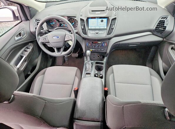 1FMCU0GD8HUB76188 2017 FORD ESCAPE White Вид панелі приладів