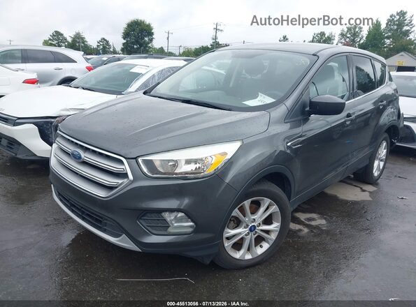 1FMCU0GD8HUC06645 2017 FORD ESCAPE Gray Առջևի ձախ երեք քառորդ տեսարան