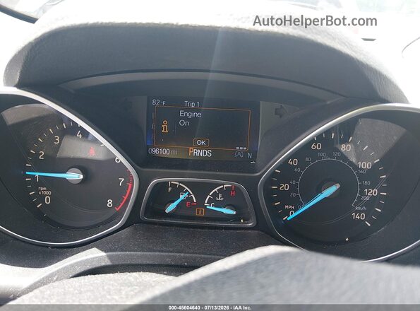 1FMCU0GD8HUC08802 2017 FORD ESCAPE Black უკანა სავარძლების ხედი