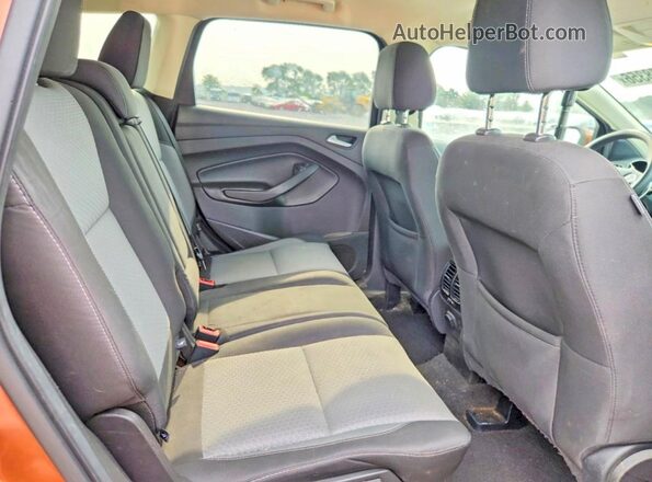 1FMCU0GD8HUC37975 2017 FORD ESCAPE Brown Rear interior view