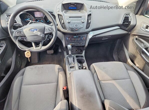 1FMCU0GD8HUC37975 2017 FORD ESCAPE Brown Dashboard view