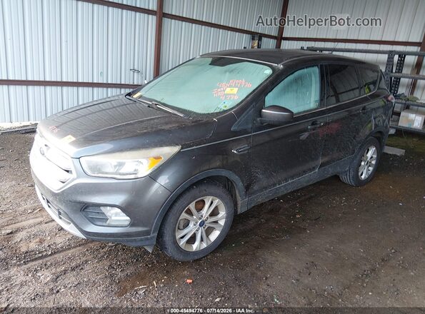 1FMCU0GD8HUC72564 2017 FORD ESCAPE Gray Առջևի ձախ երեք քառորդ տեսարան