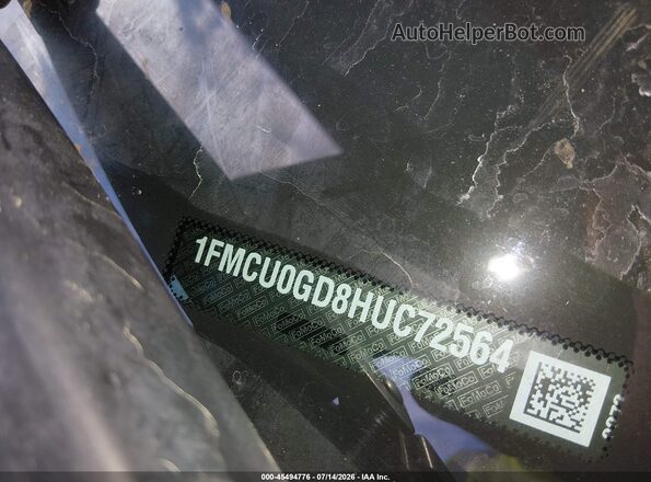 1FMCU0GD8HUC72564 2017 FORD ESCAPE Gray Շարժիչի բաժամունքի տեսք