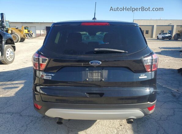 1FMCU0GD8HUC76856 2017 FORD ESCAPE Black Вид ззаду