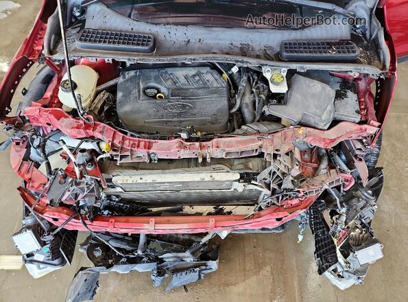 1FMCU0GD8HUC85881 2017 FORD ESCAPE Maroon Вид задньої частини салону