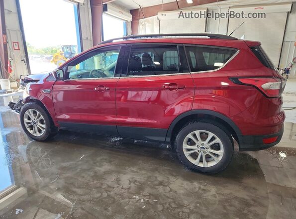 1FMCU0GD8HUC85881 2017 FORD ESCAPE Maroon Задня ліва чверть
