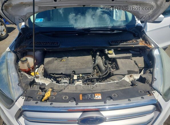 1FMCU0GD8HUC98520 2017 FORD ESCAPE White Widok wnętrza z tyłu