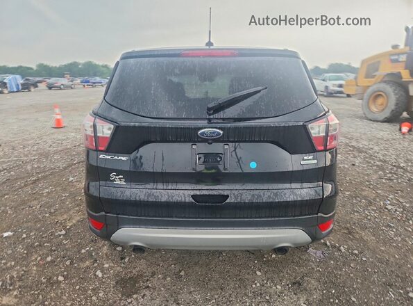 1FMCU0GD8HUE05212 2017 FORD ESCAPE Black Rear view