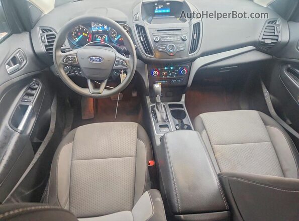 1FMCU0GD8HUE05212 2017 FORD ESCAPE Black Dashboard view