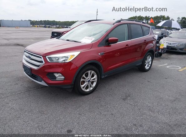 1FMCU0GD8JUA81328 2018 FORD ESCAPE Red Передня ліва чверть