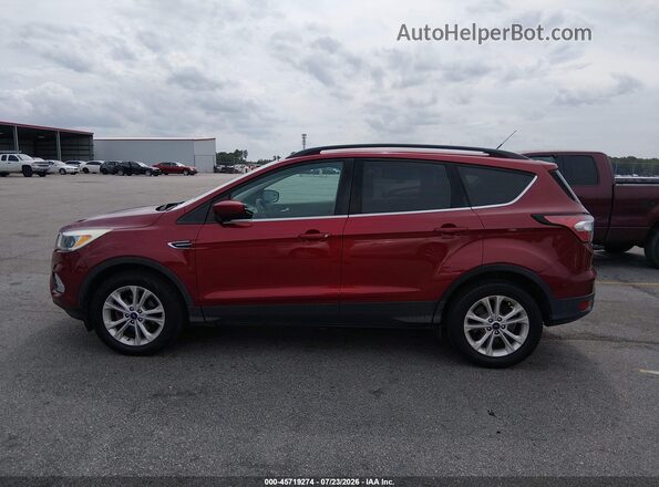 1FMCU0GD8JUA81328 2018 FORD ESCAPE Red Панорамний вид салону 360°