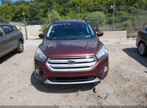 1FMCU0GD8JUB02906 2018 FORD ESCAPE Burgundy Front view