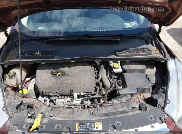1FMCU0GD8JUB02906 2018 FORD ESCAPE Burgundy Rear view